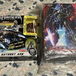 Threezero Transformers Lot DXL Nemesis Prime  And Cyberverse The Ark Both Opened Cash Local Only!