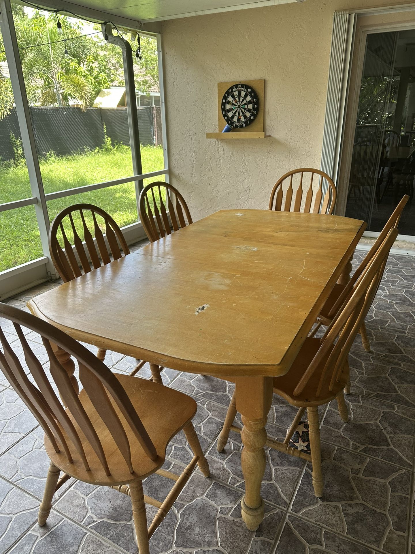 Table With 6 Chairs