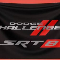Dodge Challenger SRT 8 Street King Power Meets Precision Wall Tapestry 24"× 35"