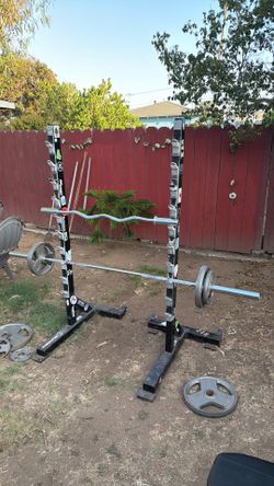 Need weights gone ASAP. Squat rack, bar, adjustable bench, plates need gone ASAP