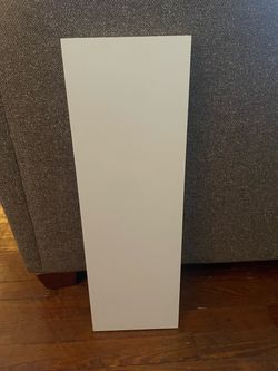 White Rectangular Shelf 2ft x 8 in