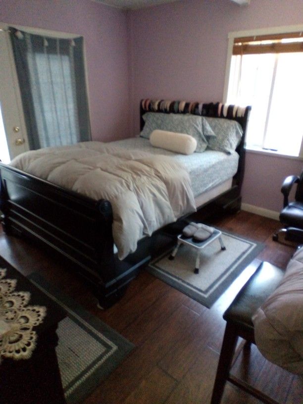 Queen Size Bed And A Dresser