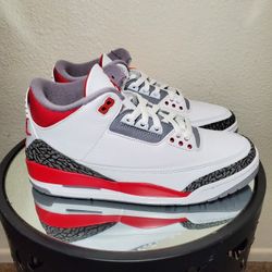 BRAND NEW JORDAN 3 FIRE RED