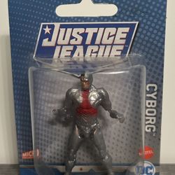 Justice League Mini-Figure Toy Cake Toppers NEW  Cyborg