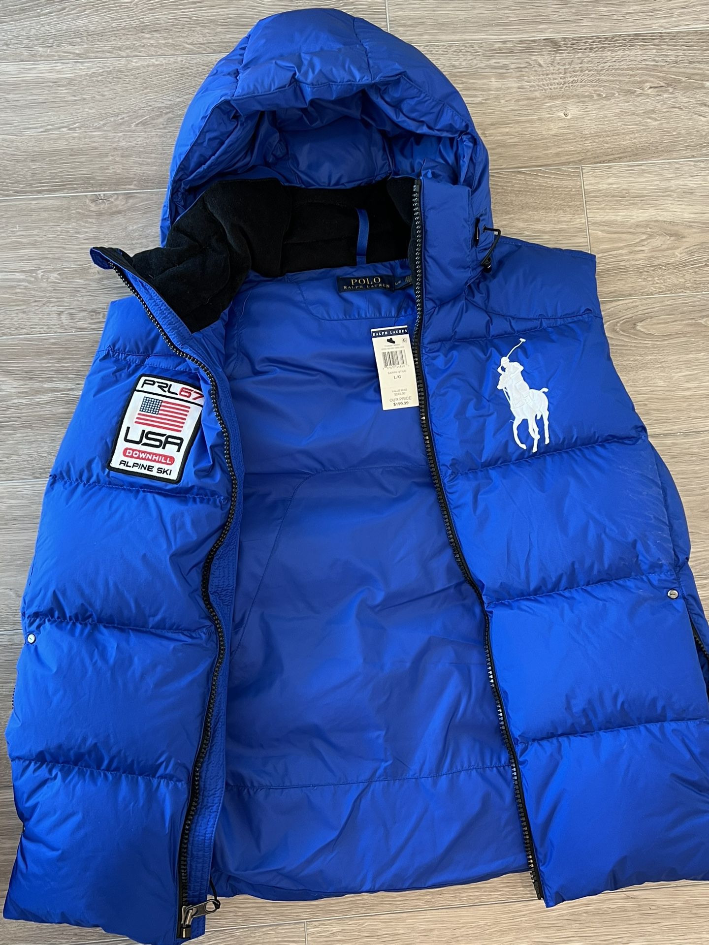 Brand New Polo Jacket No Sleeve Size Large for Sale in West Sacramento, CA  - OfferUp