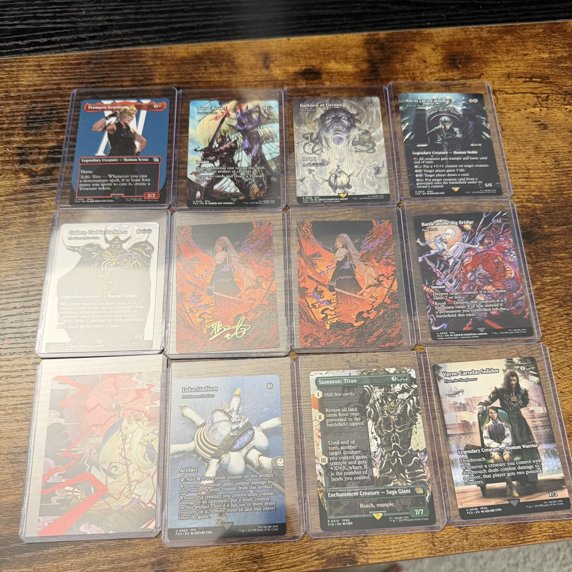 Magic The Gathering FFXIV Cards
