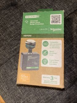 Square D HEPD50 50kA Whole Home Surge Protection Device
