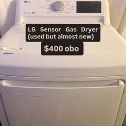 LG Sensor Dry Gas Dryer