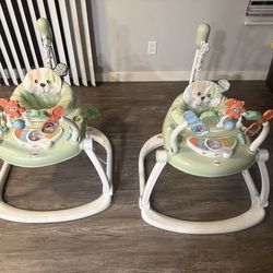 2 Baby Bouncers/Jumpers for Sale – Like New! 👶🏽✨