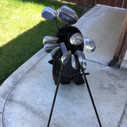 Golf club set with bag for sale