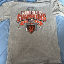 SF Giants 2010 World Series Champions T Shirt 