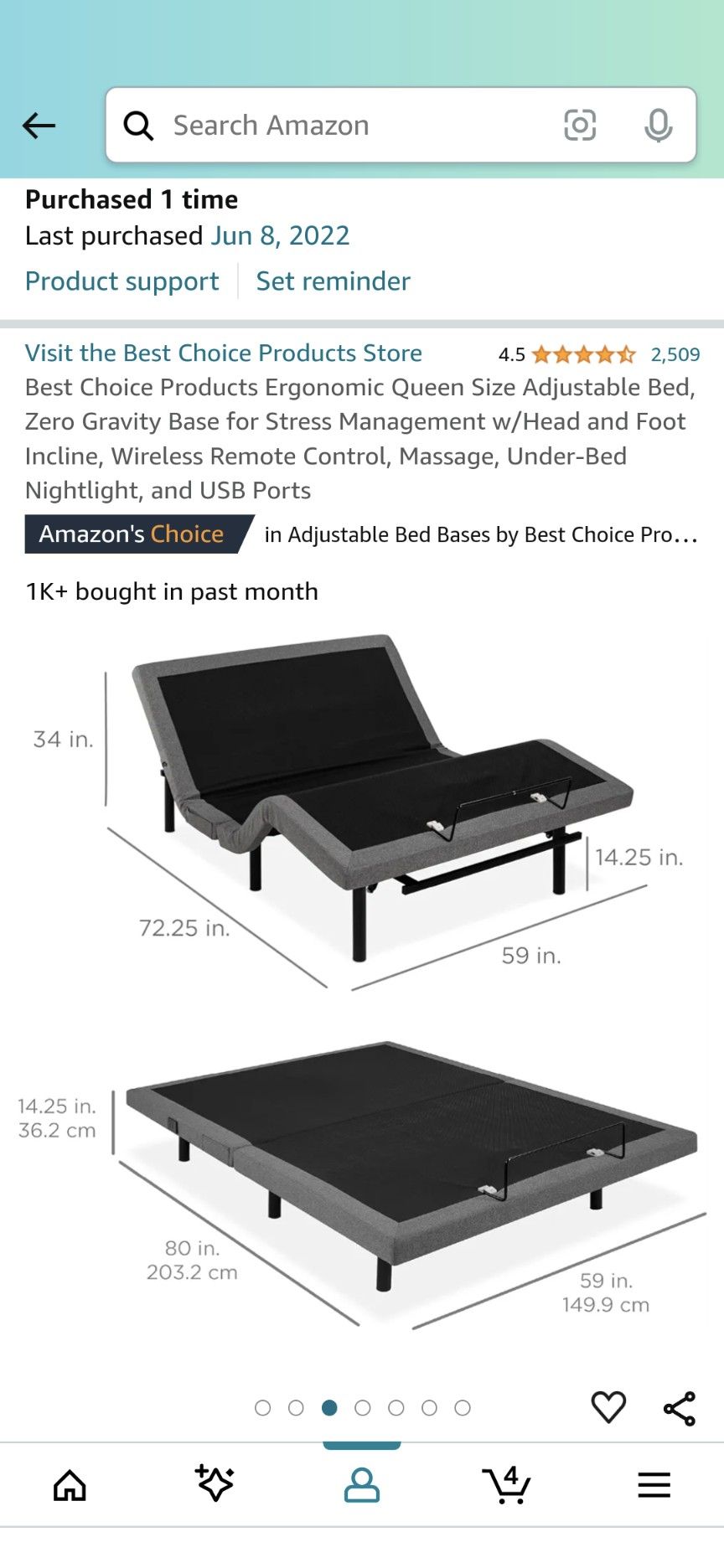 Adjustable Queen Bed Frame