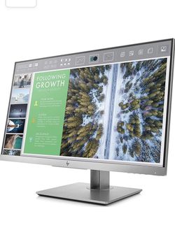 3 HP EliteDisplay E243 23.8-Inch Screen LED-Lit Monitor Silver (1FH47A8#ABA)