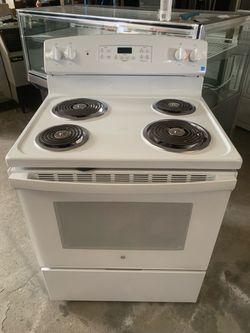 Electric stove Ge good condition 90 days warranty Estufa Electrica Ge buenas Condiciones 90 dias de Garantia
