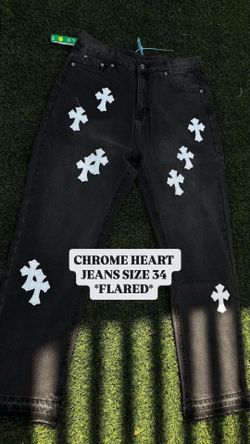 Chrome heart jeans size 34