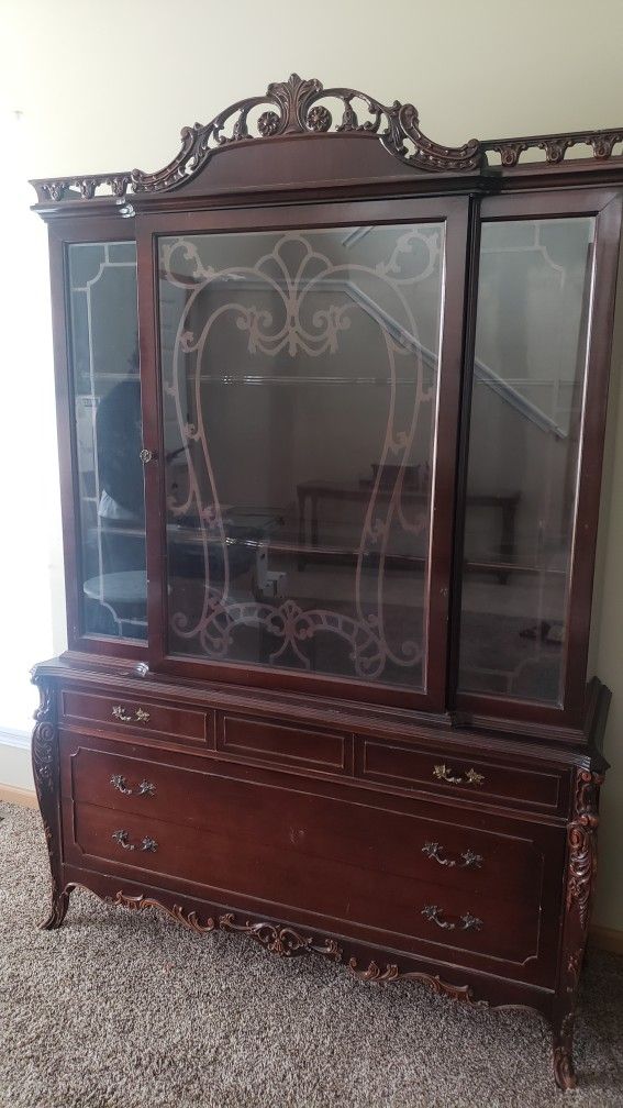 Ornate China Cabinet