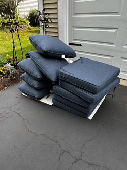 Patio cushions 24” x 24”   5 each