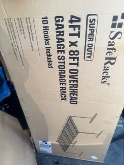 8x4 roof garage storage rack