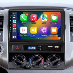 9" Car Radio for Toyota Tacoma Upgrade 2005-2015,5G-WiFi6 Touch Wireless CarPlay Android Auto AM/FM/1080P Backup Camera/Airplay/Mirror (Tocoma(05-15))