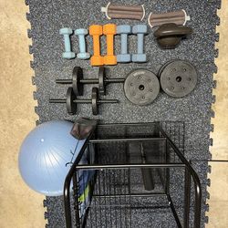 🔥 COMPLETE HOME GYM SET – EVERYTHING INCLUDED 🔥