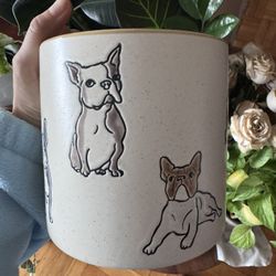 French Bulldog Planter Pot