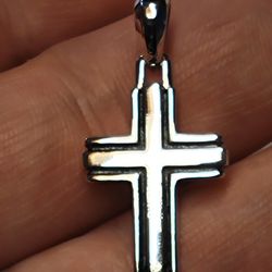 David Yurman Cross Pendant _ .925 Sterling Silver 