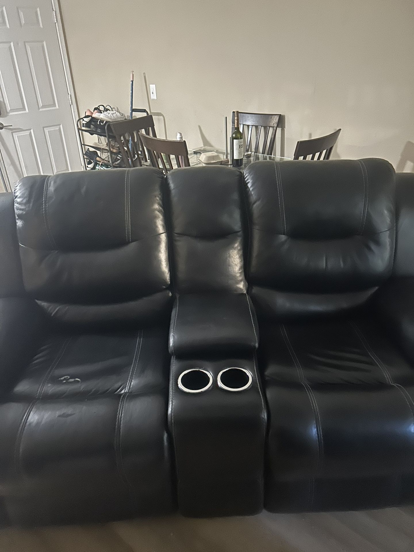 Leather couch