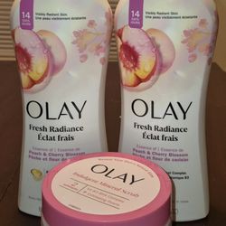Olay Radiance Bodywash + Olay Indulgent Mineral Scrub JUST $14.
