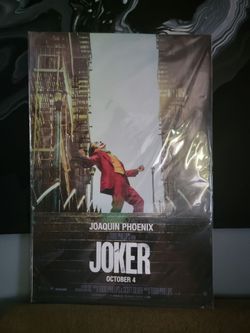 Joker 2019 Movie Poster Joaquin Phoenix