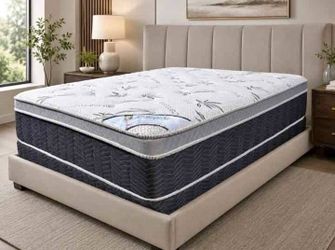Moving Out Sale ||| Queen Mattress with Box Spring For Sale with Free Delivery