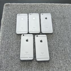 Lot Of 5 iPhone 6s all Unlock Any Carriers