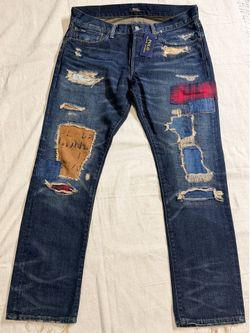 Mens jeand 2 POLO RALPH LAUREN AND 1 PAIR RAG AND BONE