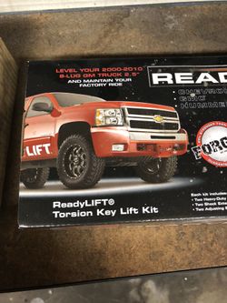 Brand new 2.5” torsion keys ready lift for Chevy 2500 3500 4wd leveling kit