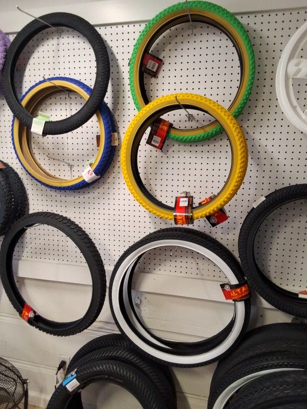 Bike Tires Brand New. We Have Different Sizes Available. $25 Each