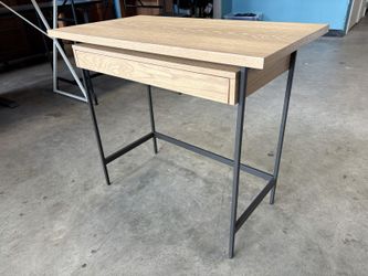 WEST ELM Pierce 36″ Blonde Single Drawer Mini Desk