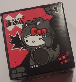 Hello Kitty Godzilla #1 McDonalds Toy Figure. New in box.
