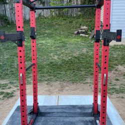 RED POWER RACK, EXCELLENT CONDITION.