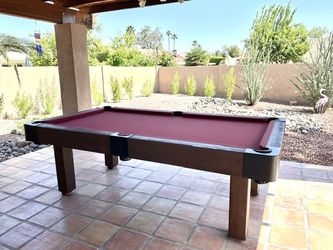 Pool Table- Slate - Outdoor - Needs New Fabric -$50.00