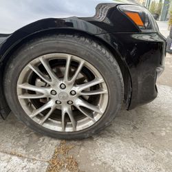 18” 4 wheels  infinity 5x4.5 bolt pattern 