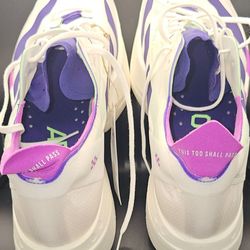 Adidas Adizero Adios Pro 4 Core White Purple Lime Burst Men’s Size 12 Running Shoes