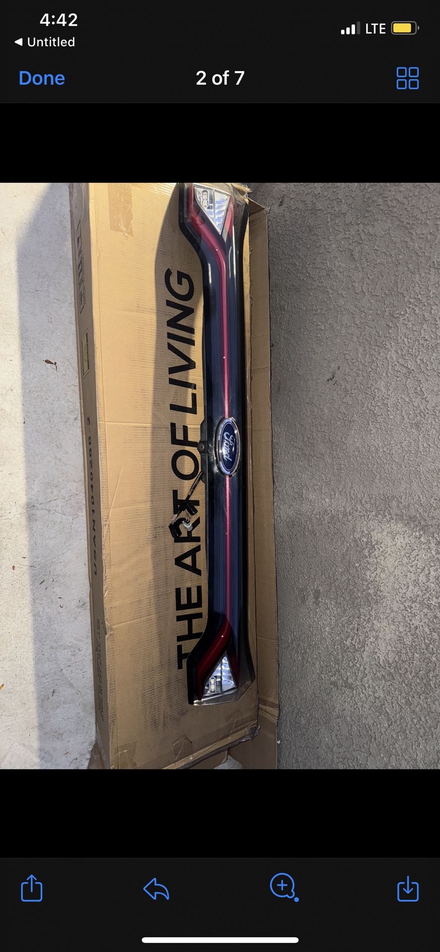 Ford Edge 2015-18 taillight 