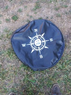 Life Is Good Car Tire Cover And Seattle Mariners Stool