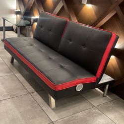 Futon Sofa Bed + TV Stand - Great Condition!
