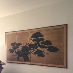 Vintage Japanese Byōbu
