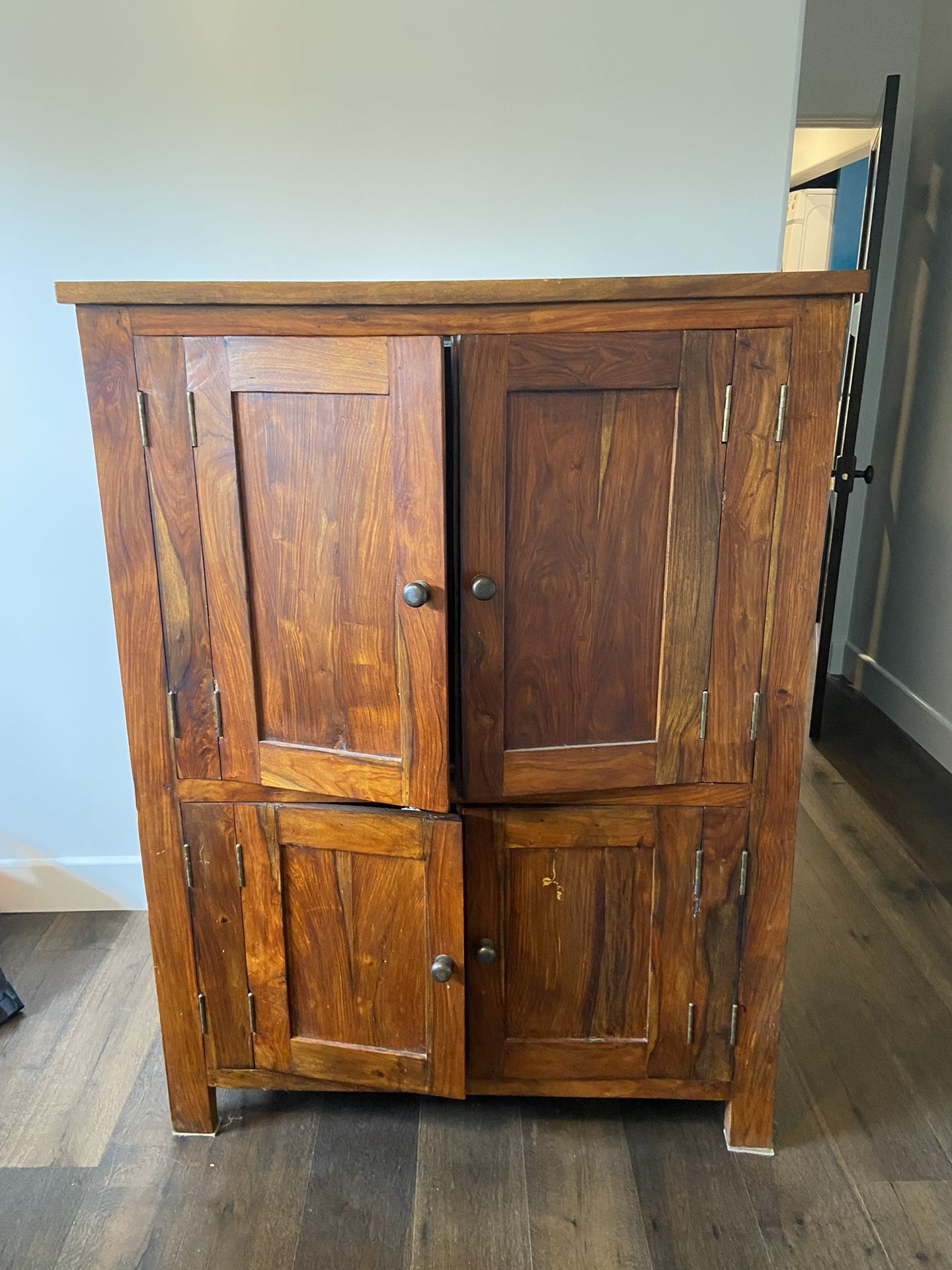 Beautiful wood armoire