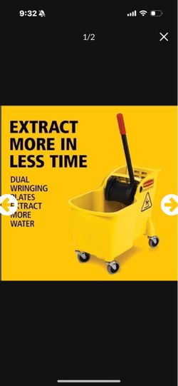 Rubbermaid Commercial Mop Bucket with Wringer