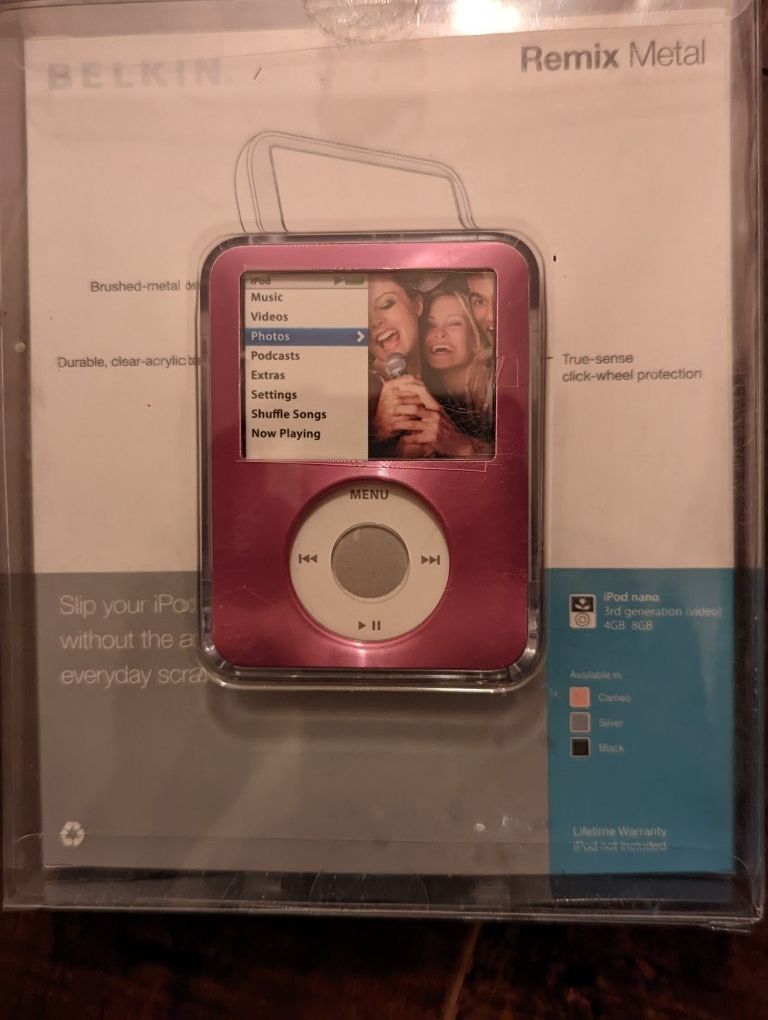 iPod Nano Remix Metal Case By Belkin. Retro.