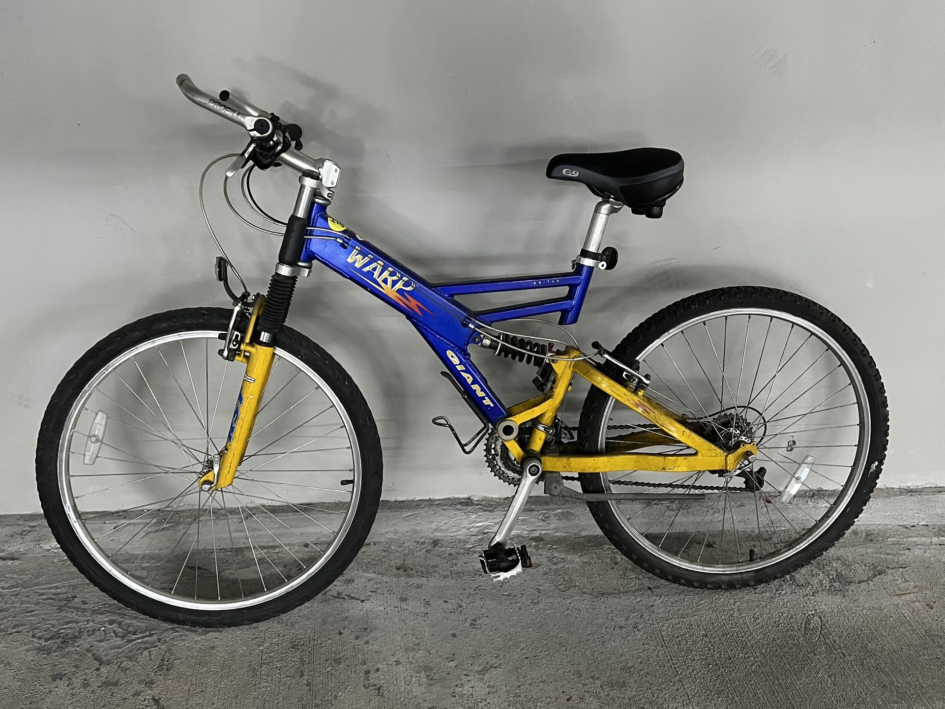 Mountain Bike Giant With Shock Absorbers