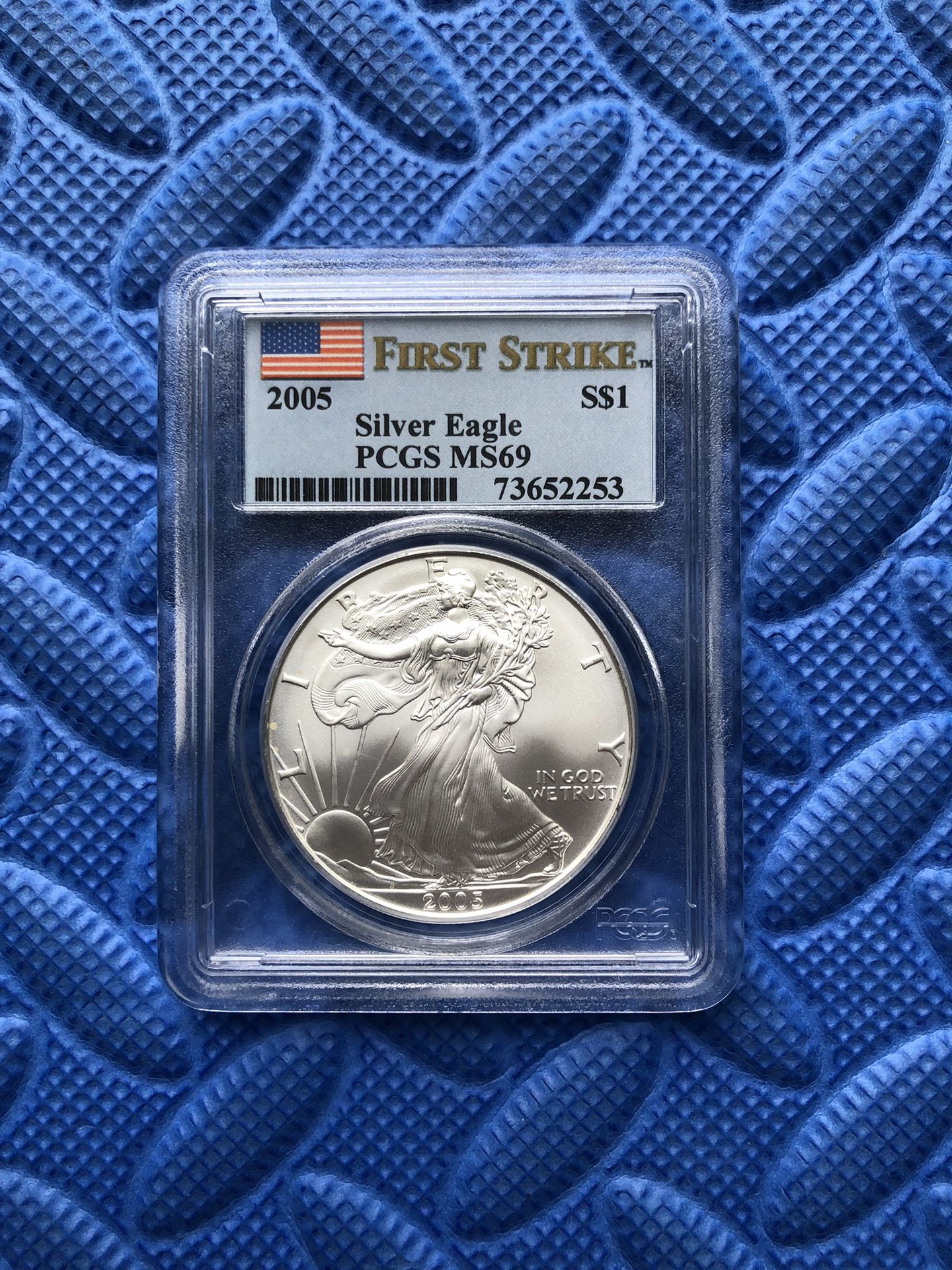 2005 MS69 Silver Eagle