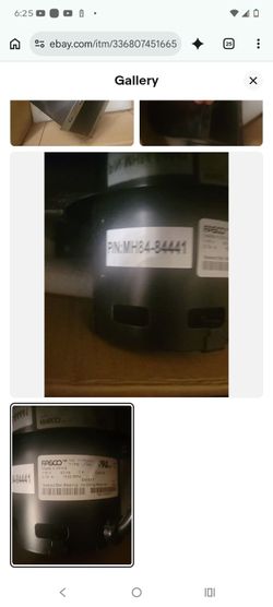 20146 Convection Blower Motor Harman 3-21-33647 3-21-22647